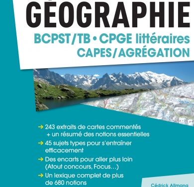 Mémento géographie BCPST CPGE littéraires CAPES/Agrégation