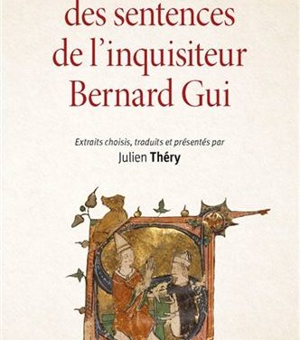 Le livre des sentences de l’inquisiteur Bernard Gui