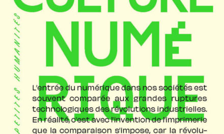 couverture Culture numérique Dominiqque Cardon Presses de Sciences po, Paris, 2019