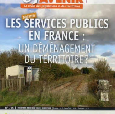Les services publics en France : un déménagement du territoire ?