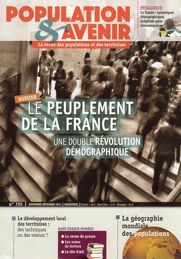 Le peuplement de la France – Une double révolution démographique