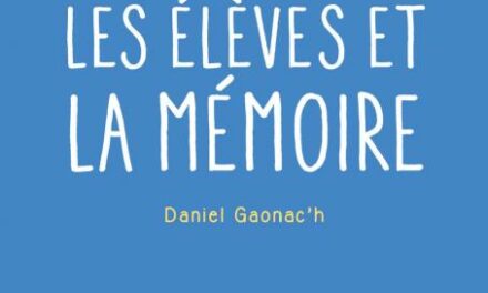 couverture les élèves et la mémoire