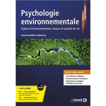 Psychologie environnementale – Enjeux environnementaux, risques et qualité de vie