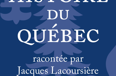 couverture Histoire du Québec