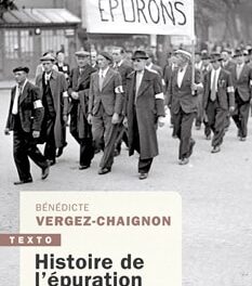 couverture Histoire de l'épuration