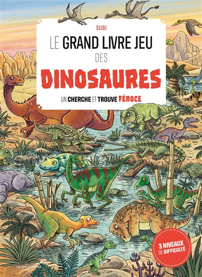 Le grand livre jeu des dinosaures