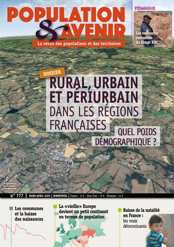Rural, urbain et périurbain dans les régions françaises – Quel poids démographique ?