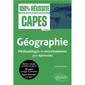 Méthodologie et entraînements aux épreuves (CAPES et CAPLP) – GÉOGRAPHIE